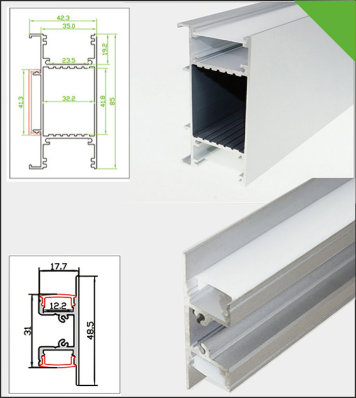 Rectangle Luminaires wall