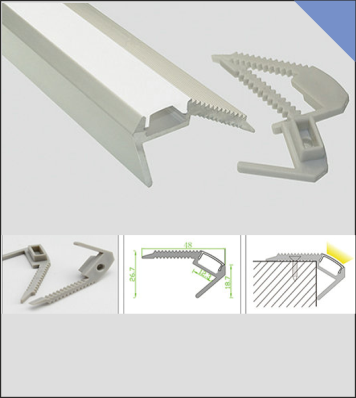 Flat stair profile