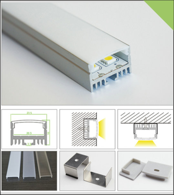 High cooling surface profile